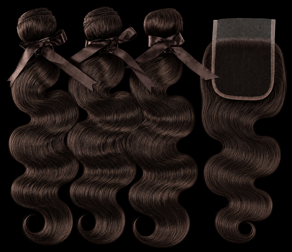 HD Lace Frontal "Mocha Euphoria" Silky Wave Brunette Wig Silky Wave Wig