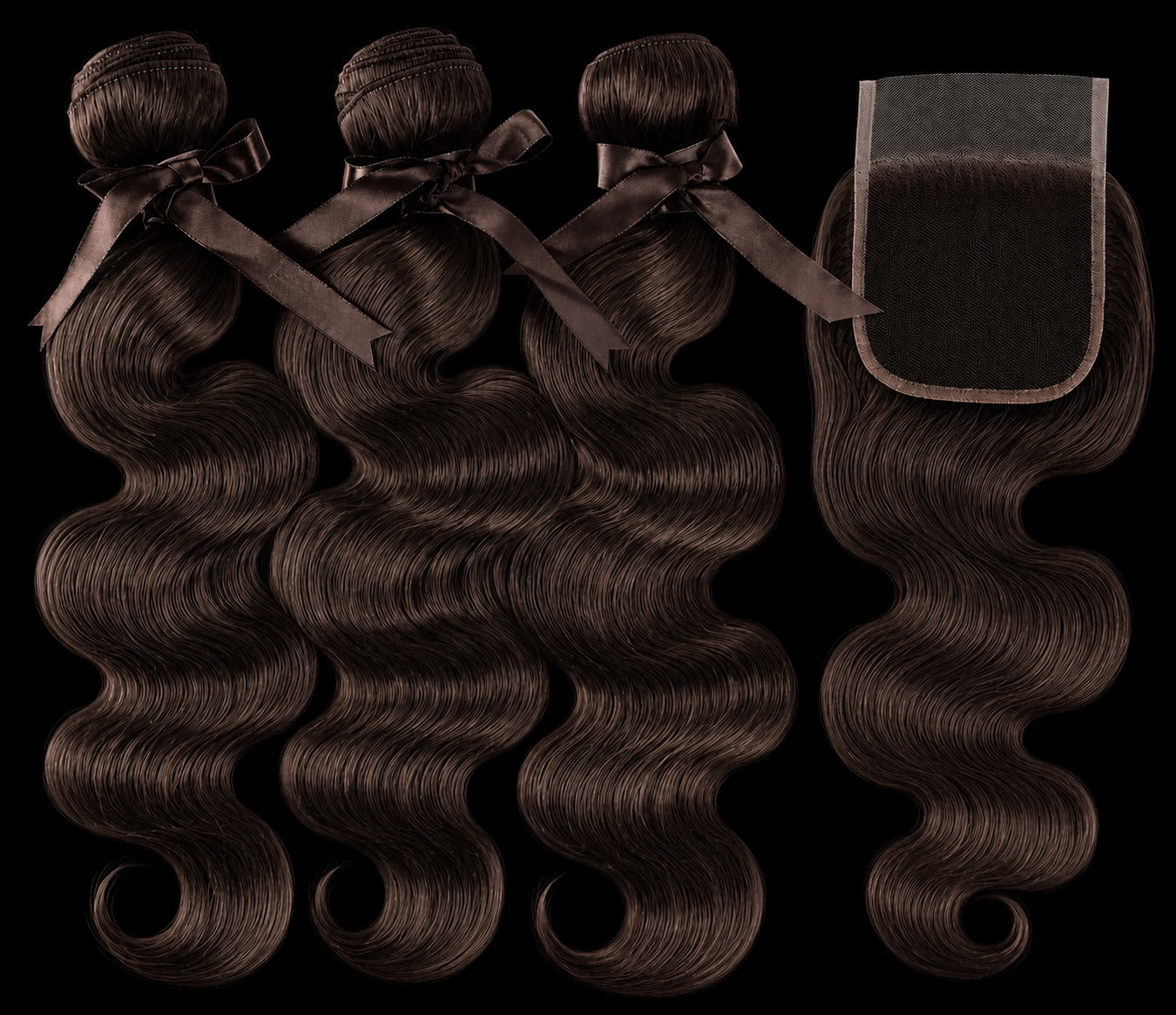 HD Lace Frontal "Mocha Euphoria" Silky Wave Brunette Wig Silky Wave Wig