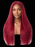 HD Lace Frontal "Chroma Hazel" Sleek Straight Wig