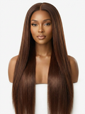 HD Lace Frontal "Chroma Hazel" Sleek Straight Wig