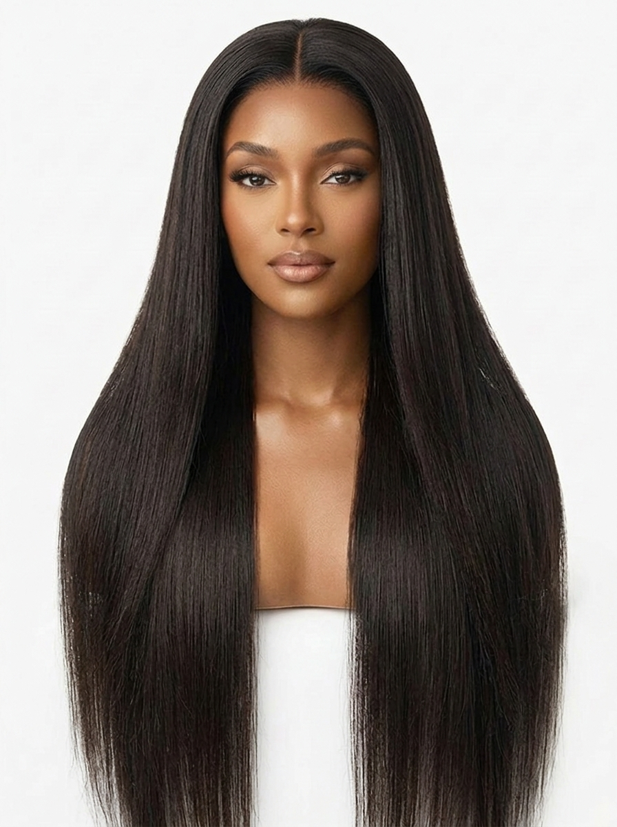 HD Lace Frontal "Chroma Hazel" Sleek Straight Wig