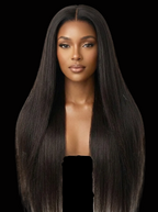 HD Lace Frontal "Chroma Hazel" Sleek Straight Wig