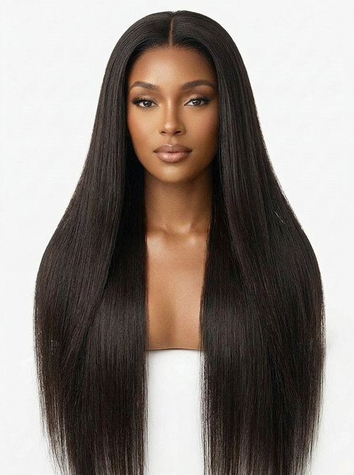 HD Lace Frontal "Chroma Hazel" Sleek Straight Wig