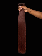 High Density Smooth Weft "Midnight Silk" Extra Long Straight Bundle
