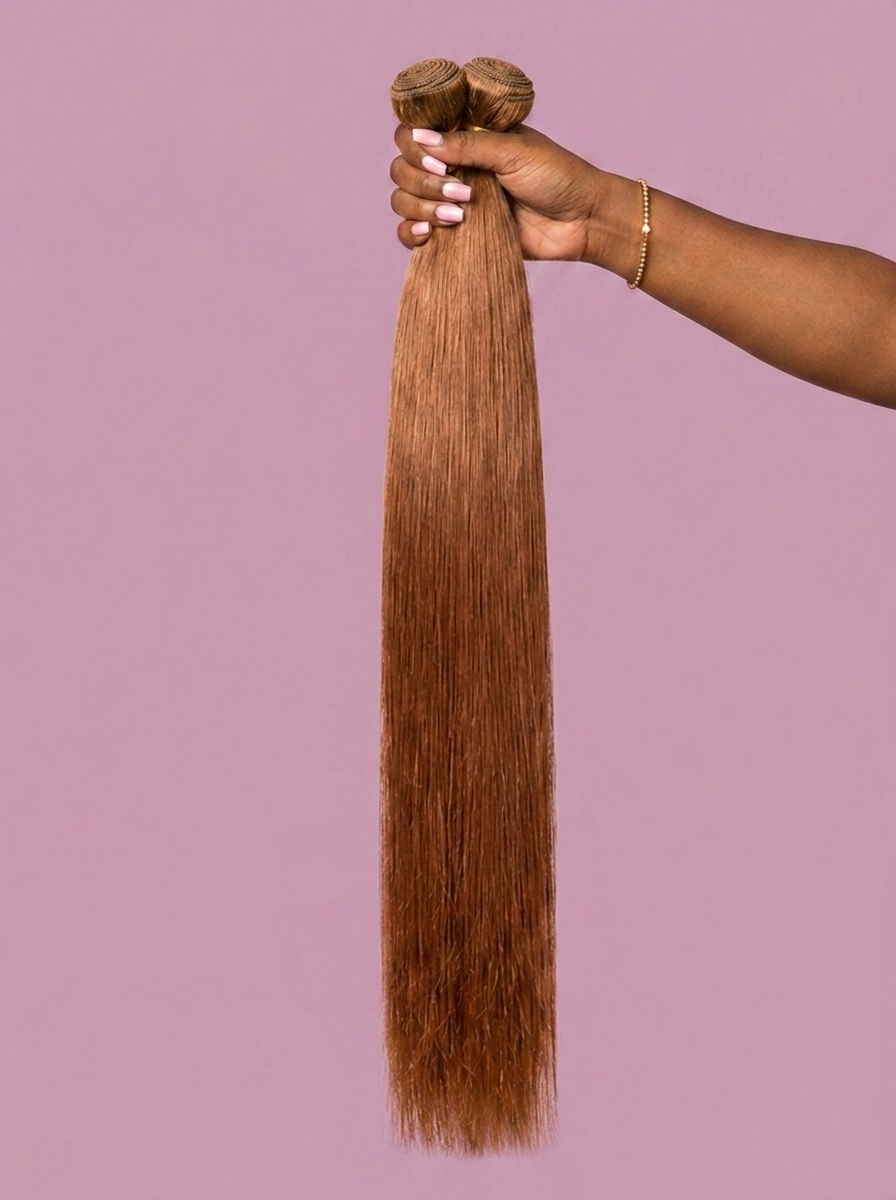 High Density Smooth Weft "Buttercream Silk" Extra Long Straight Bundle