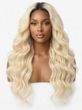 HD Lace Frontal "Honey Euphoria" Silky Wave Blonde Wig